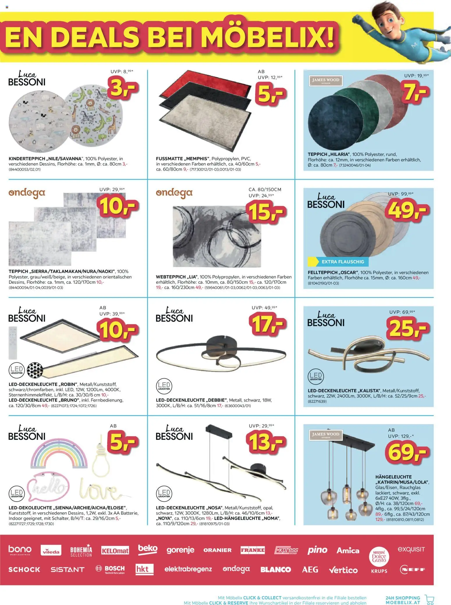 Möbelix Flugblatt gültig ab 02.02.2026 | Seite: 9 | Produkte: Teppich