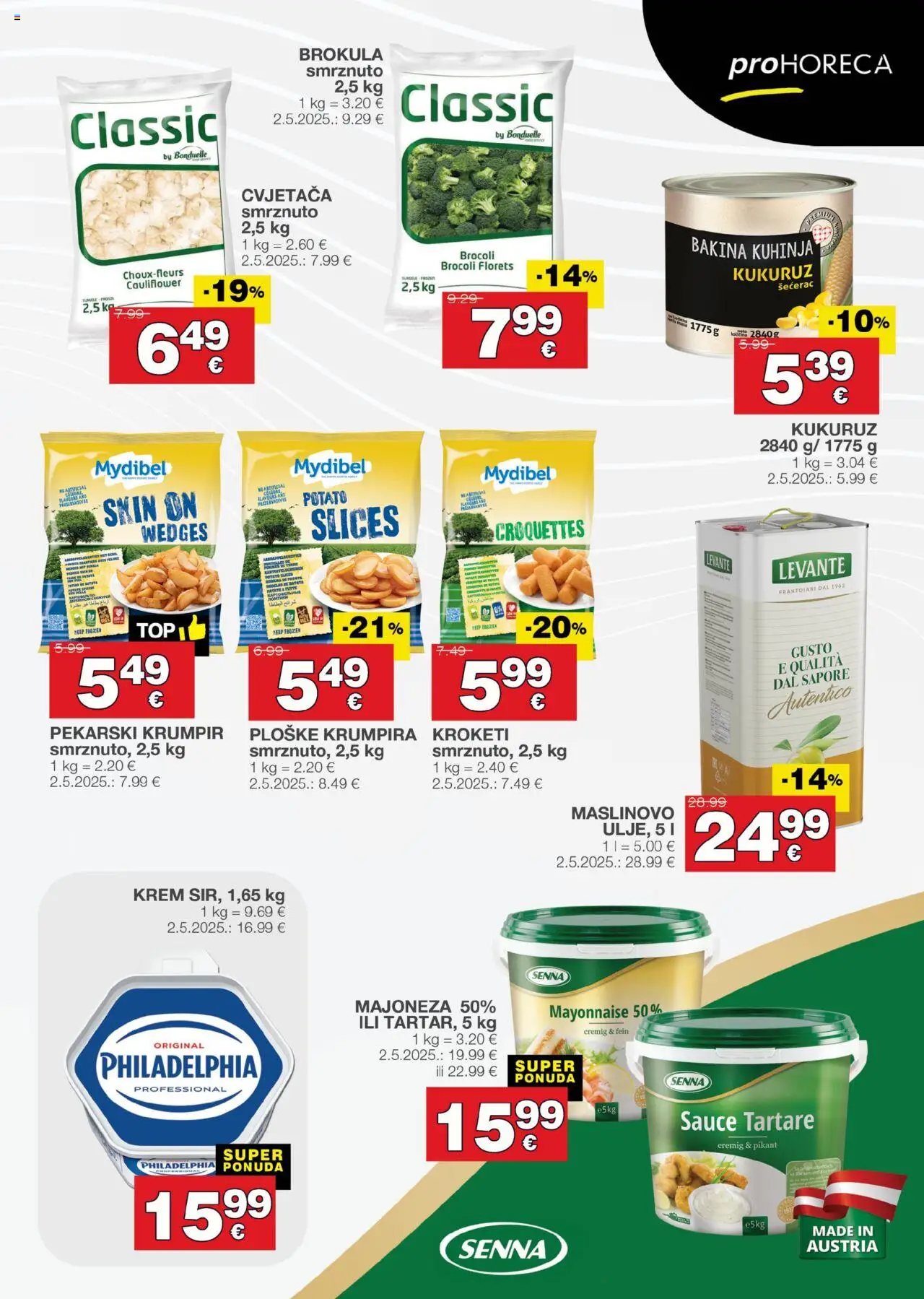 Stanić Diskont katalog | vrijedi od 07.08.2025 | Stranica: 13 | Proizvodi: Brokula, Kukuruz, Krumpir, Majoneza