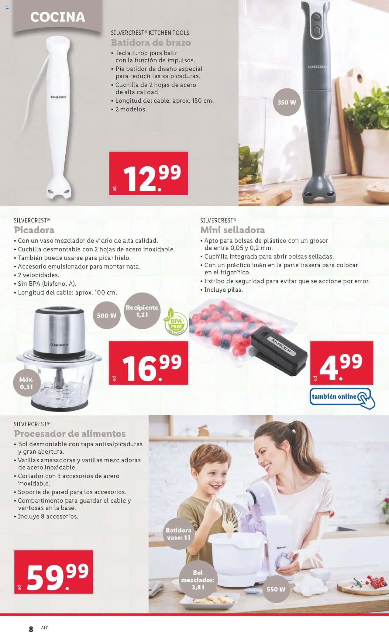Lidl catálogo de bazar MAD │ válido desde el 16.06.2025 | Página: 14 | Productos: Cable, Cocina, Mezclador, Κούβα