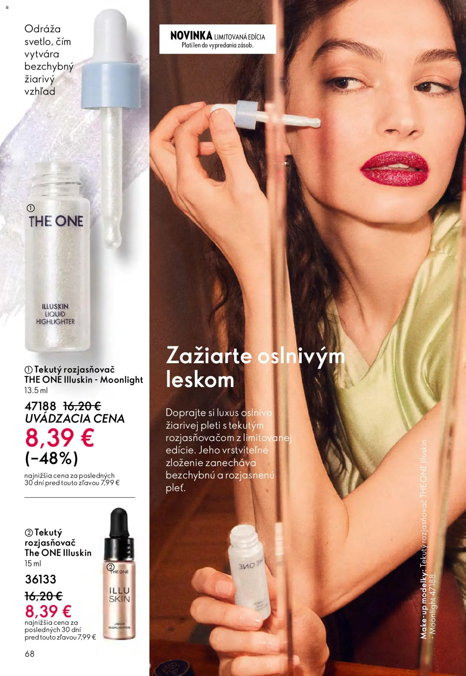 Nové Oriflame akcie – leták je platný od 03.12.2025 | Strana: 68 | Produkty: Rozjasňovač