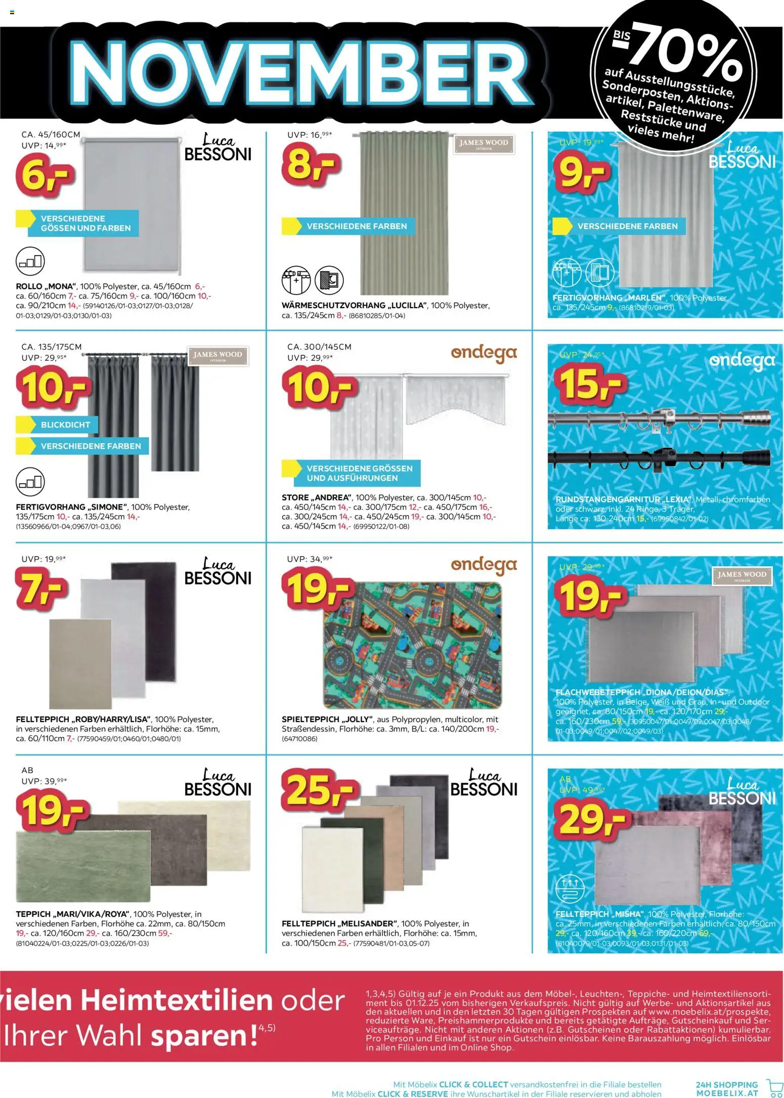 Möbelix - Black Friday gültig ab 17.11.2025 | Seite: 3 | Produkte: Teppich