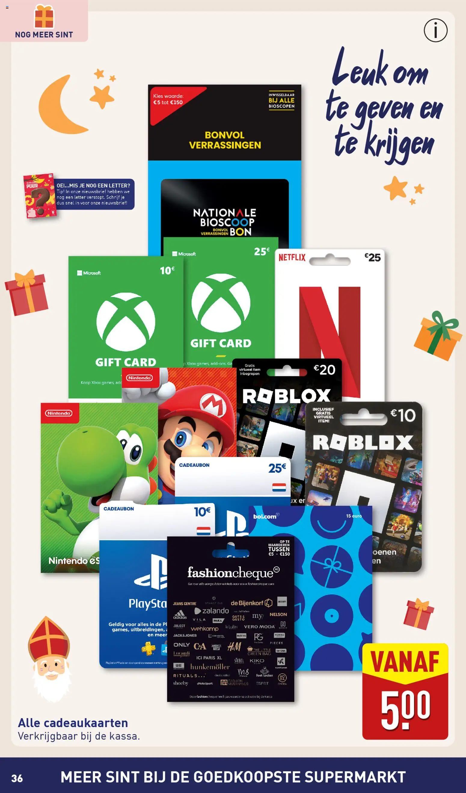 {H1} | Pagina: 36 | Producten: Cadeaubon, Xbox