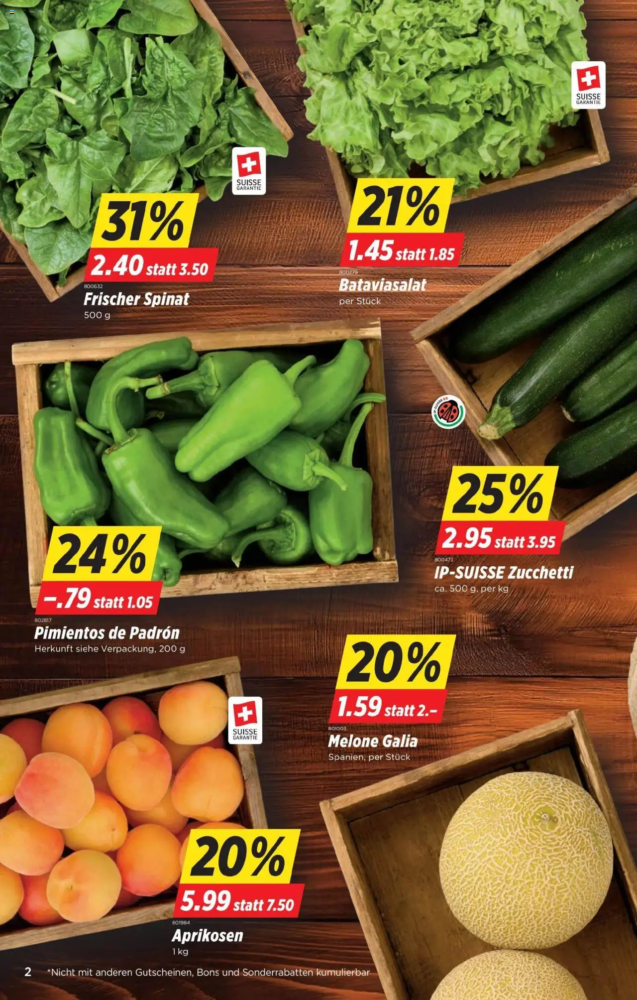 Denner Aktionen ab 05.08.2025 | Seite: 2 | Produkte: Melone