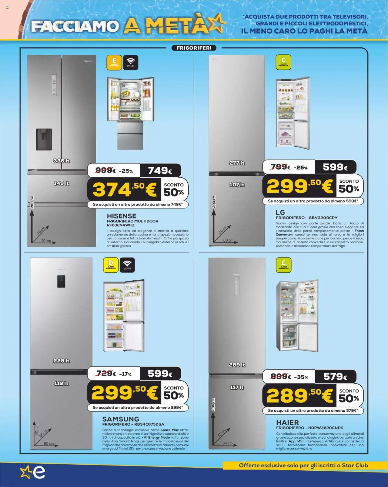 Volantino Euronics del 05.06.2025 | Pagina: 8 | Prodotti: Pesce, Frigorifero, Samsung