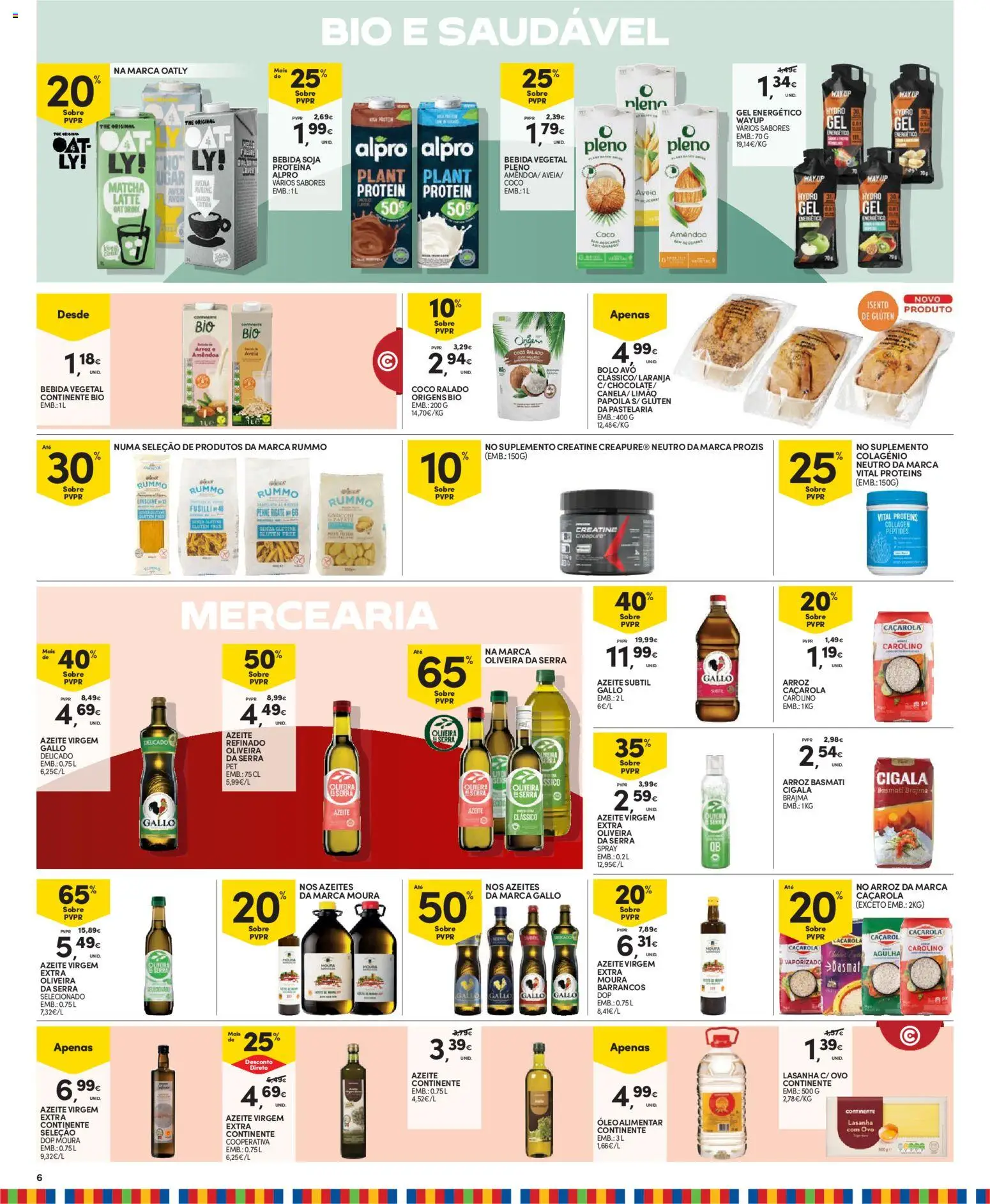 Continente Madeira │ válido de 14.04.2026 | Página: 6 | Produtos: Soja, Bolo, Lasanha, Matcha