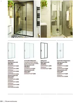 Preview of B&Q - Bathrooms valid from 16.12.2025 | Page: 222 | Products: Shower, Mirror, Door, Doors