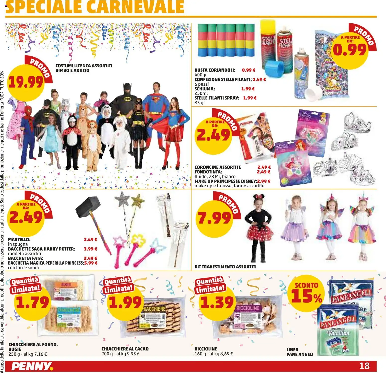 Volantino PENNY del 15.01.2026 | Pagina: 18 | Prodotti: Spugna, Fondotinta, Pane, Martello