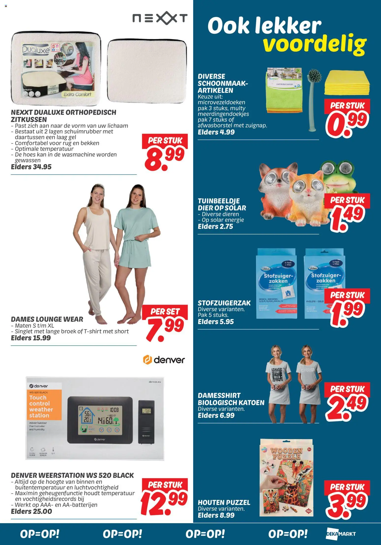 {H1} | Pagina: 23 | Producten: Broek, Weerstation, Wasmachine, Gel