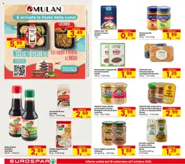 Volantino Eurospar del 18.09.2025 | Pagina: 16 | Prodotti: Ceci, Salsa, Farina, Alici