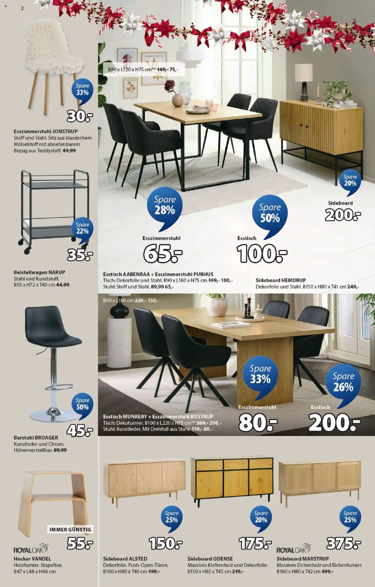 JYSK  Angebote gültig ab 27.10.2025 | Seite: 2 | Produkte: Tisch, Stuhl