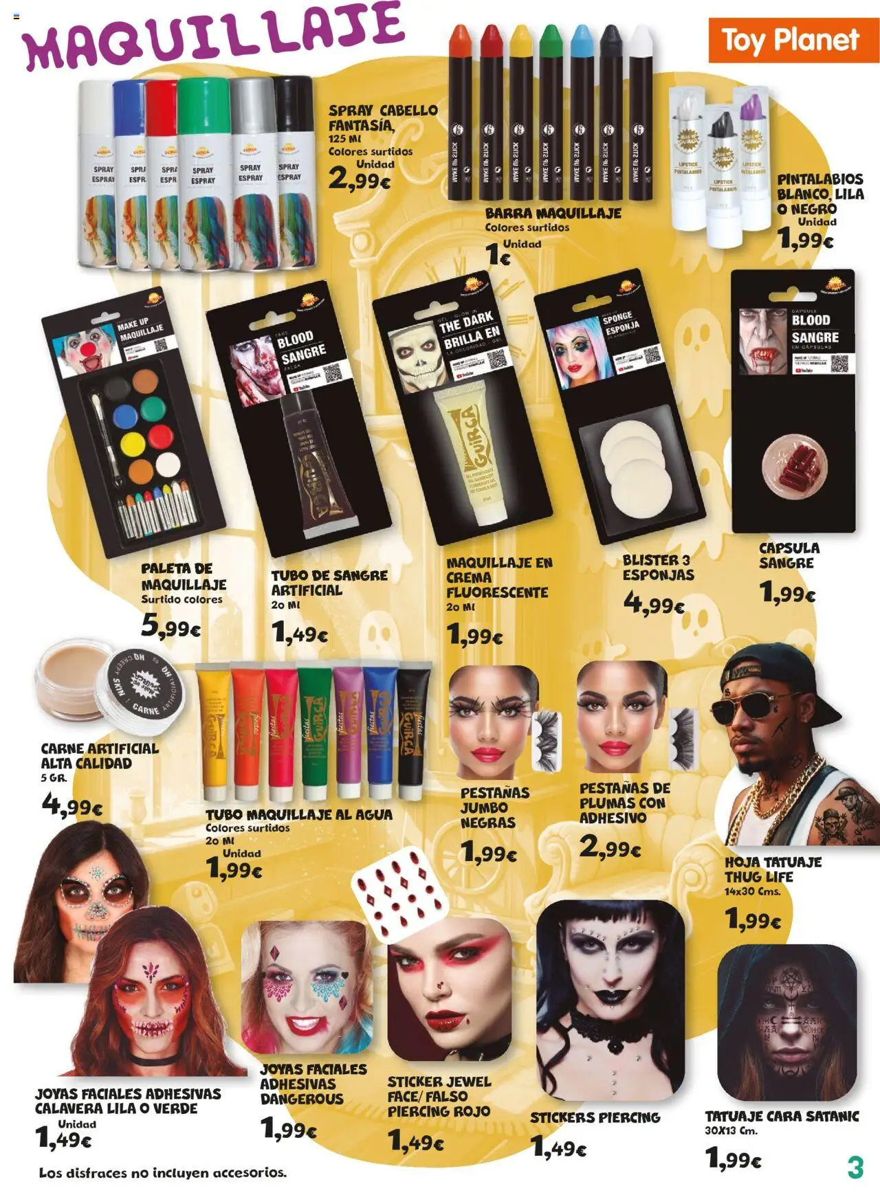 Toy Planet catálogo │ válido desde el 06.10.2025 | Página: 3 | Productos: Esponja, Maquillaje, Crema
