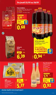 LIDL - Prévisualisation de Café grain Brésil, Café grain Brésil 500 g valide à partir de 22.01.2026 | Page: 15