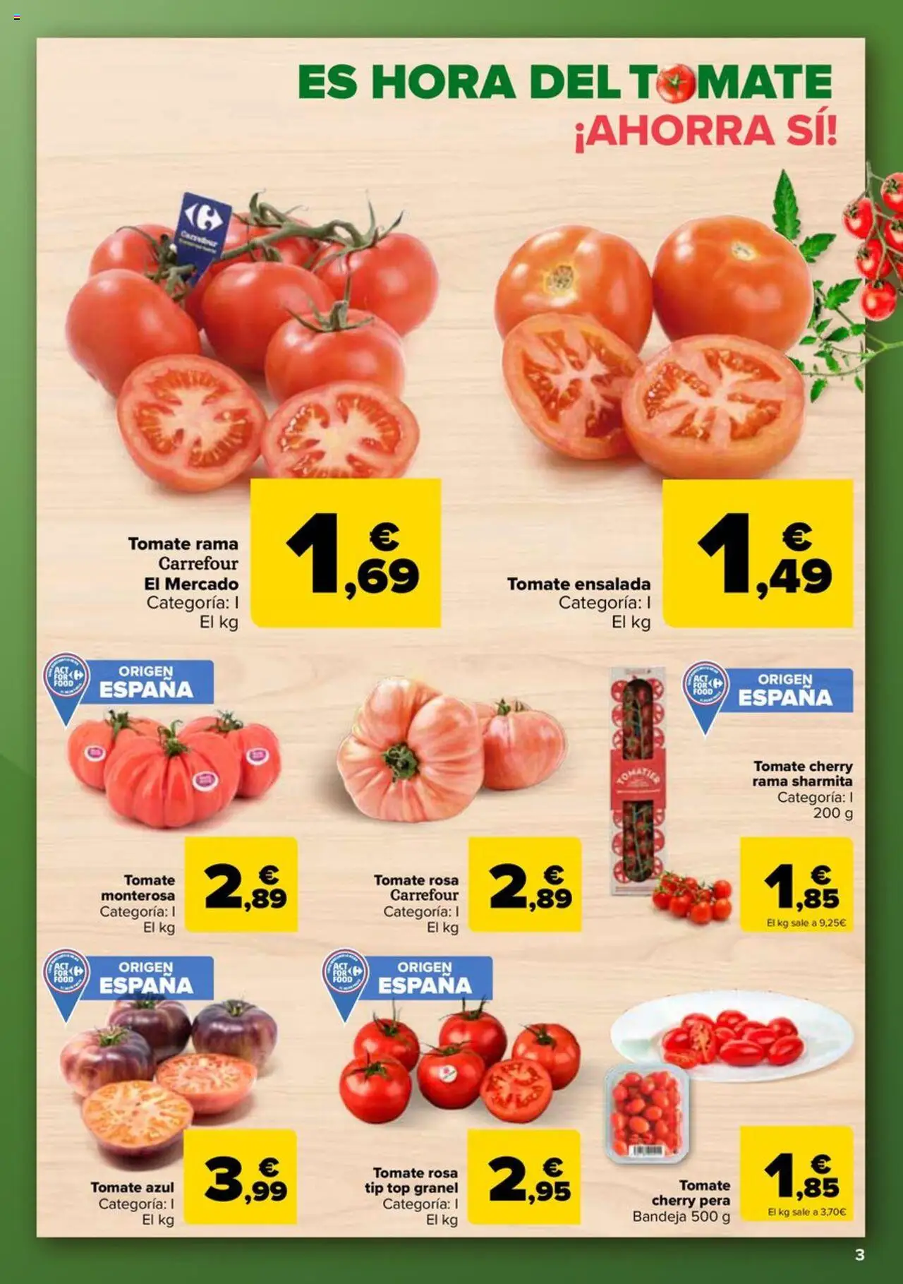 Carrefour folleto │ válido desde el 27.05.2025 | Página: 3 | Productos: Ensalada, Bandeja