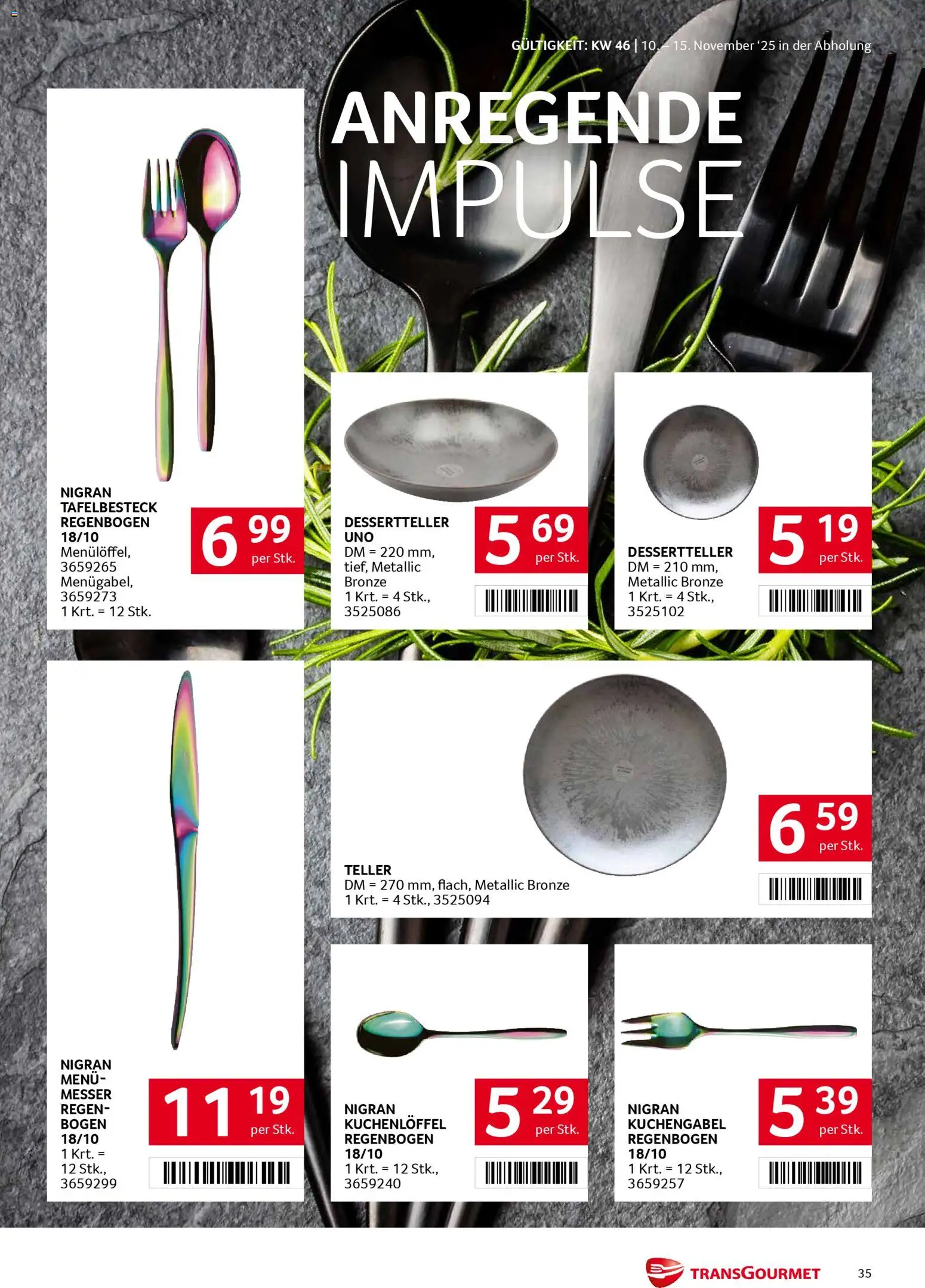 Transgourmet Flugblatt gültig ab 10.11.2025 | Seite: 34
