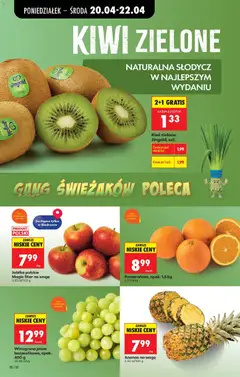 Pogląd oferty "Jabłka polskie Magic Star na wagę, Polish Magic Star apples by weight." - ważna od 20.04.2026 | Strona: 44 | Produkty: Winogrona, Jabłka, Ananas, Kiwi