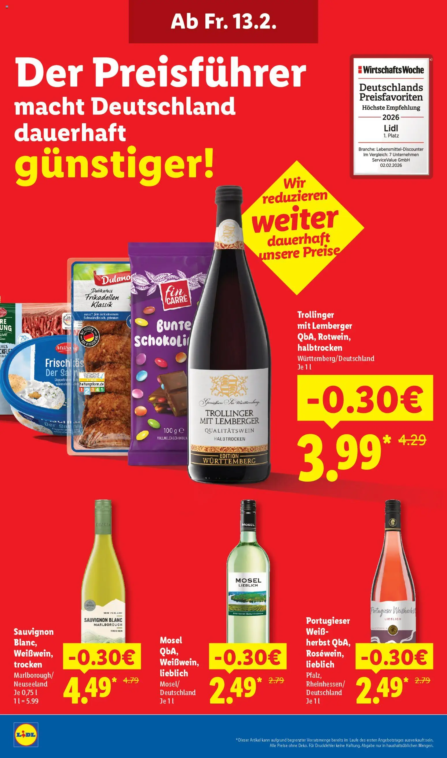Lidl Prospekt Hilders – gültig ab 09.02.2026 | Seite: 2 | Produkte: Schweinefleisch