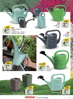 KANTA ZA ZALIJEVANJE, zelena, smeda, 1l, kom - Pregled kataloga iz trgovine Konzum, vrijedi od 23.03.2026 | Stranica: 3 | Proizvodi: Kanta za zalijevanje