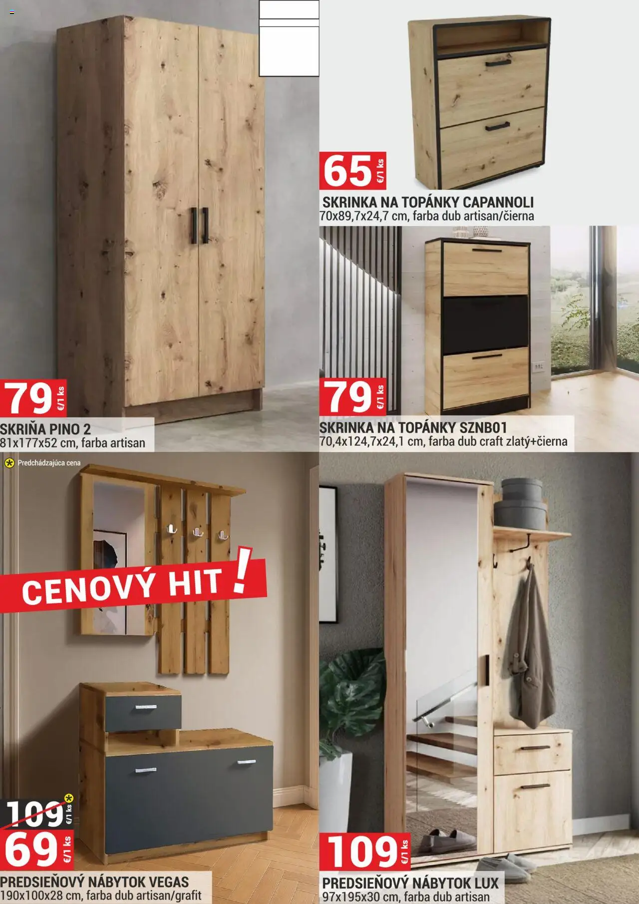 Merkury Market leták │ platný od 01.06.2025 | Strana: 27 | Produkty: Nábytok, Skriňa, Predsieňový nábytok, Skrinka