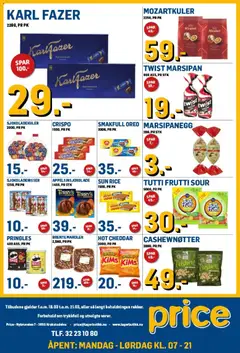 Forhåndsvisning av Price Lagerbutikk kundeavis gyldig fra 18.03.2026 | Side: 3 | Produkter: Växthus, Ättika, Mix fructe, Cashewnøtter