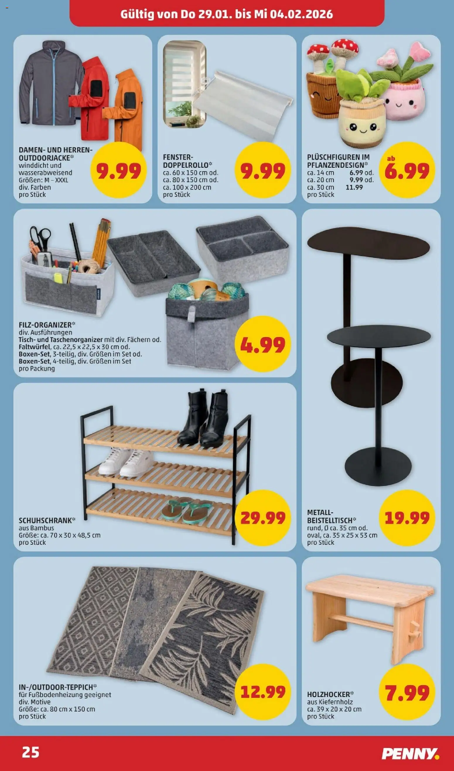 Penny Markt Flugblatt gültig ab 29.01.2026 | Seite: 25 | Produkte: Tisch