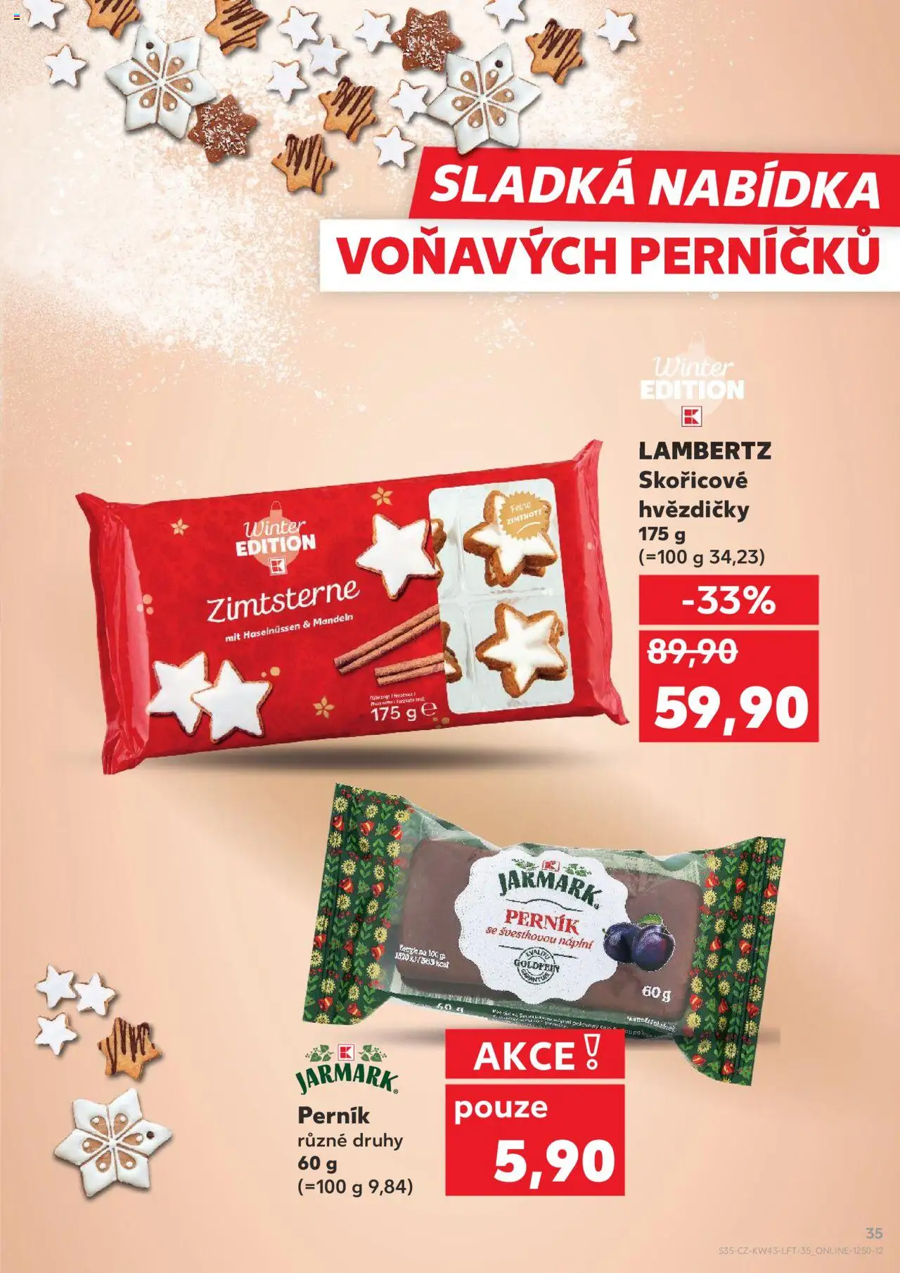 Kaufland leták - Chomutov od 22.10.2025 | Strana: 35 | Produkty: Perník