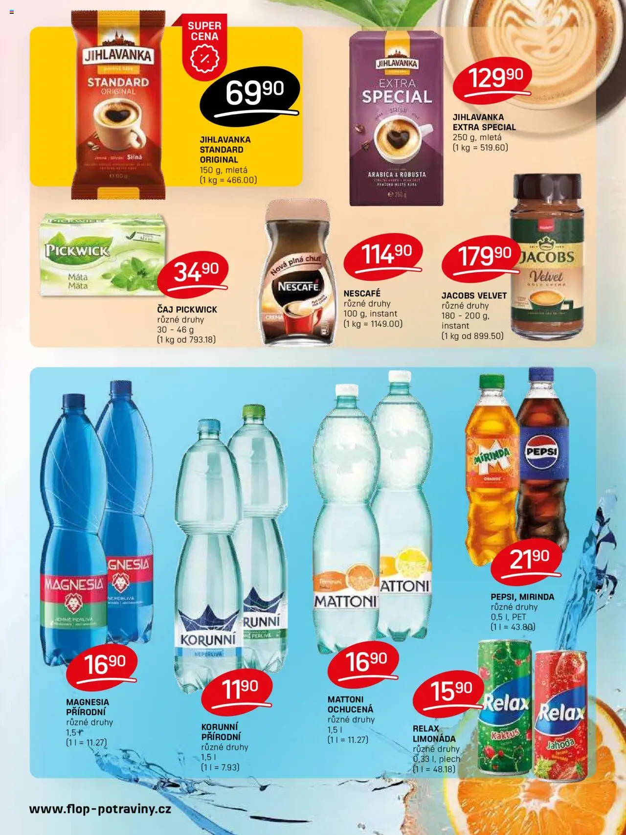 Flop leták od 17.09.2025 | Strana: 9 | Produkty: Mattoni, Čaj, Pepsi, Magnesia