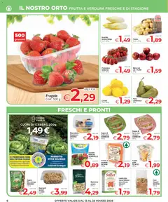 Anteprima del volantino Eurospar volantino Sardegna valido a partire dal 12.03.2026 | Pagina: 6 | Prodotti: Lupini, Lenticchie, Verdure, Macedonia