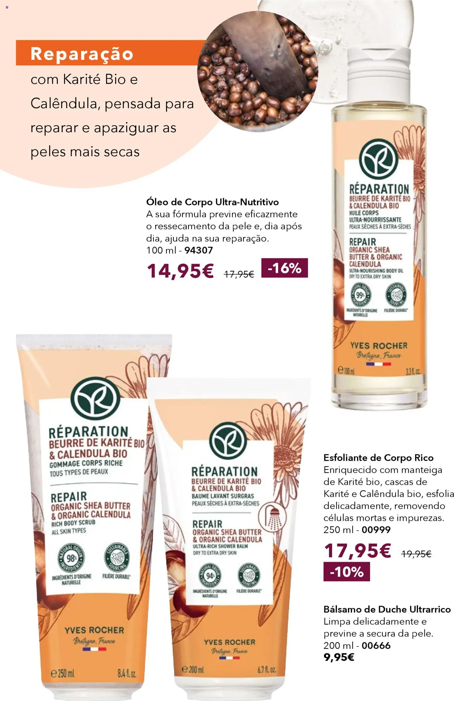 Yves Rocher catálogo 2 │ válido de 30.01.2026 | Página: 58 | Produtos: Manteiga, Óleo