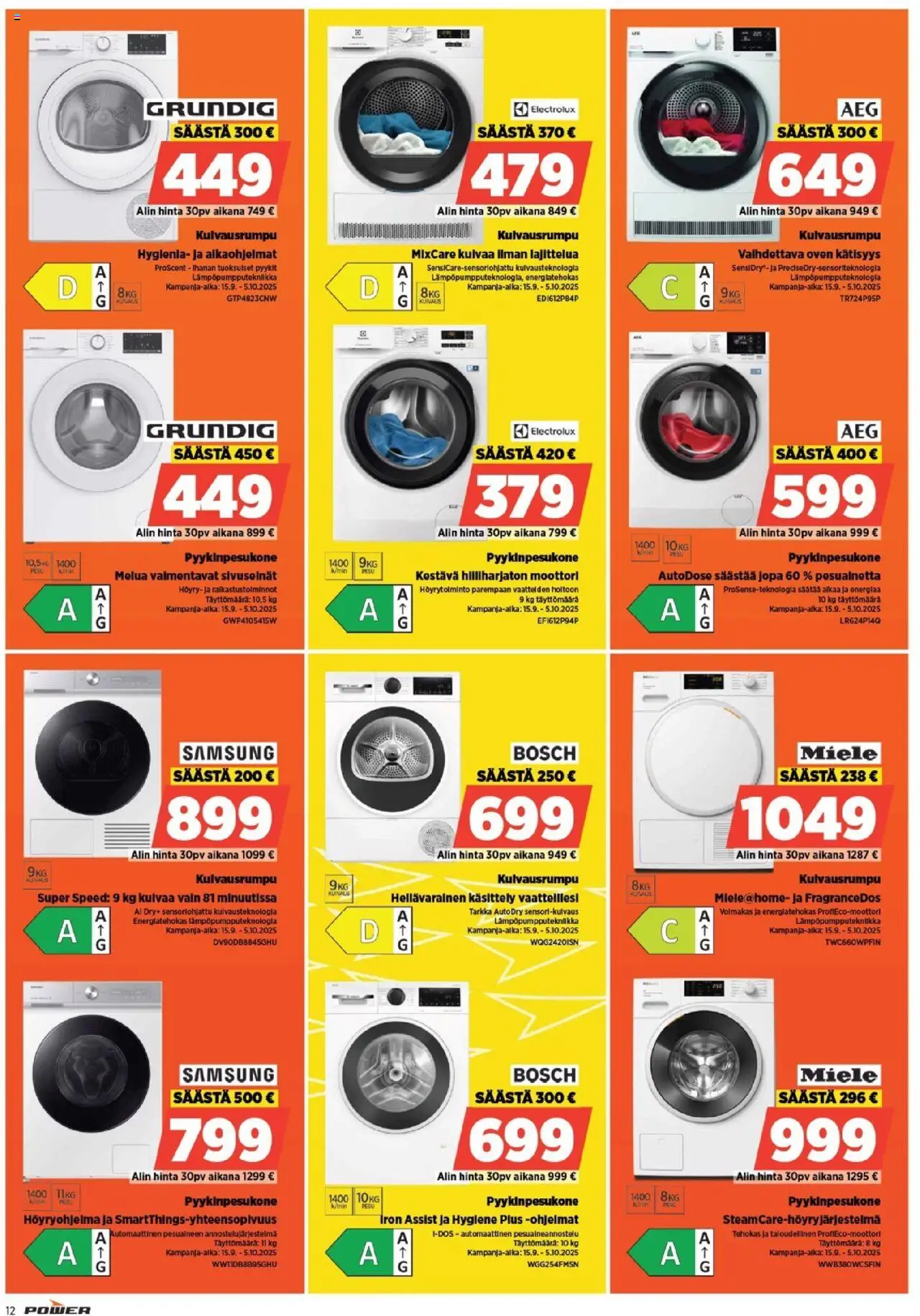 Power tarjoukset – voimassa 15.09.2025 alkaen | Sivu: 12