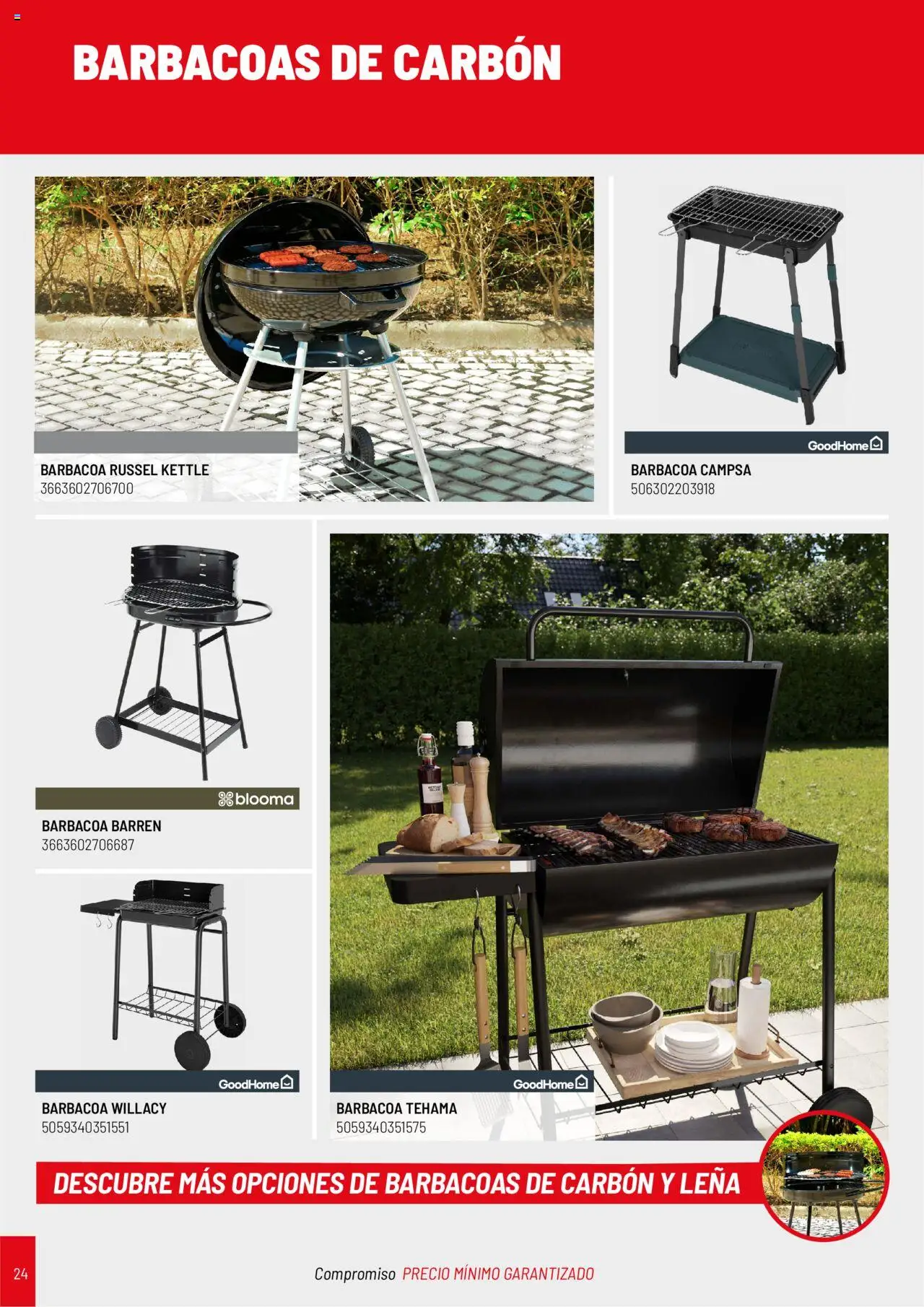 Brico Depôt Jardín │ válido desde el 25.04.2025 | Página: 24 | Productos: Barbacoa