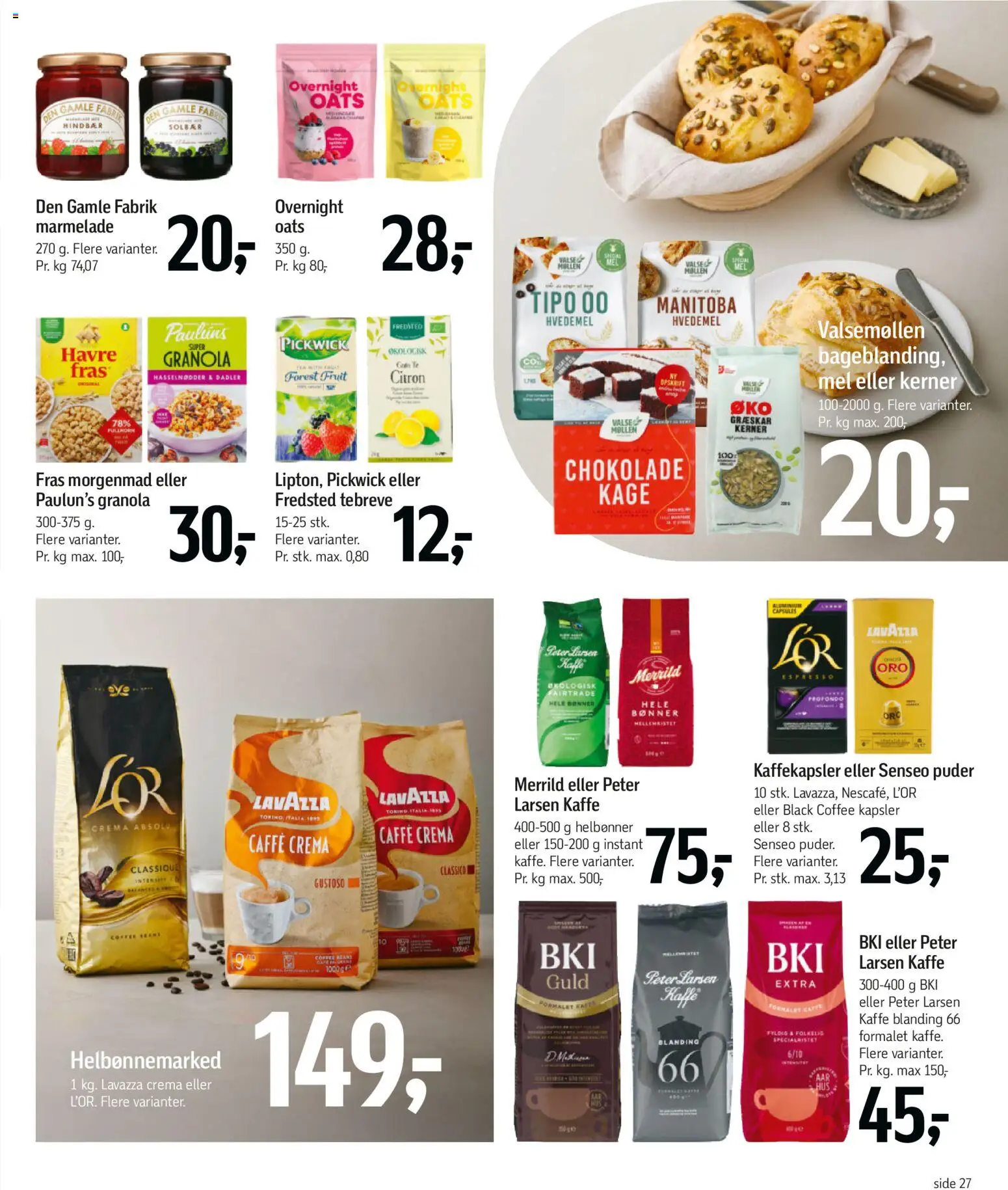 Føtex tilbudsavis – gyldig fra 02.01.2026 | Side: 42 | Produkter: Kaffe, Chokolade, Græskar, Dadler