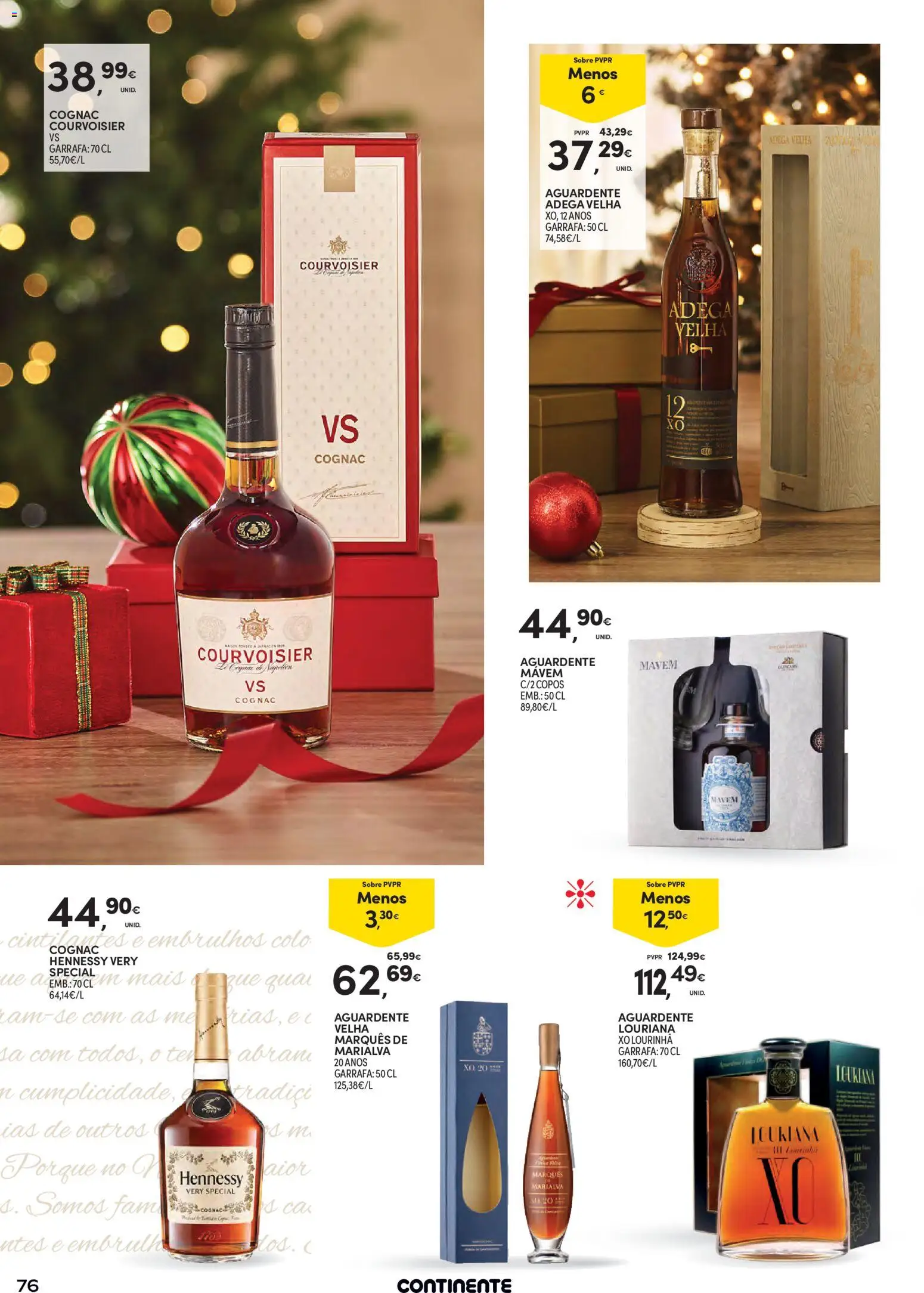 Continente - Natal │ válido de 11.11.2025 | Página: 76 | Produtos: Copos
