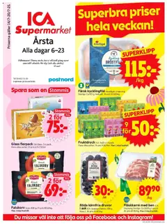 ICA Supermarket - Stockholm - Förhandsvisning av reklamblad från butik ICA Supermarket aktuell från 14.07.2025