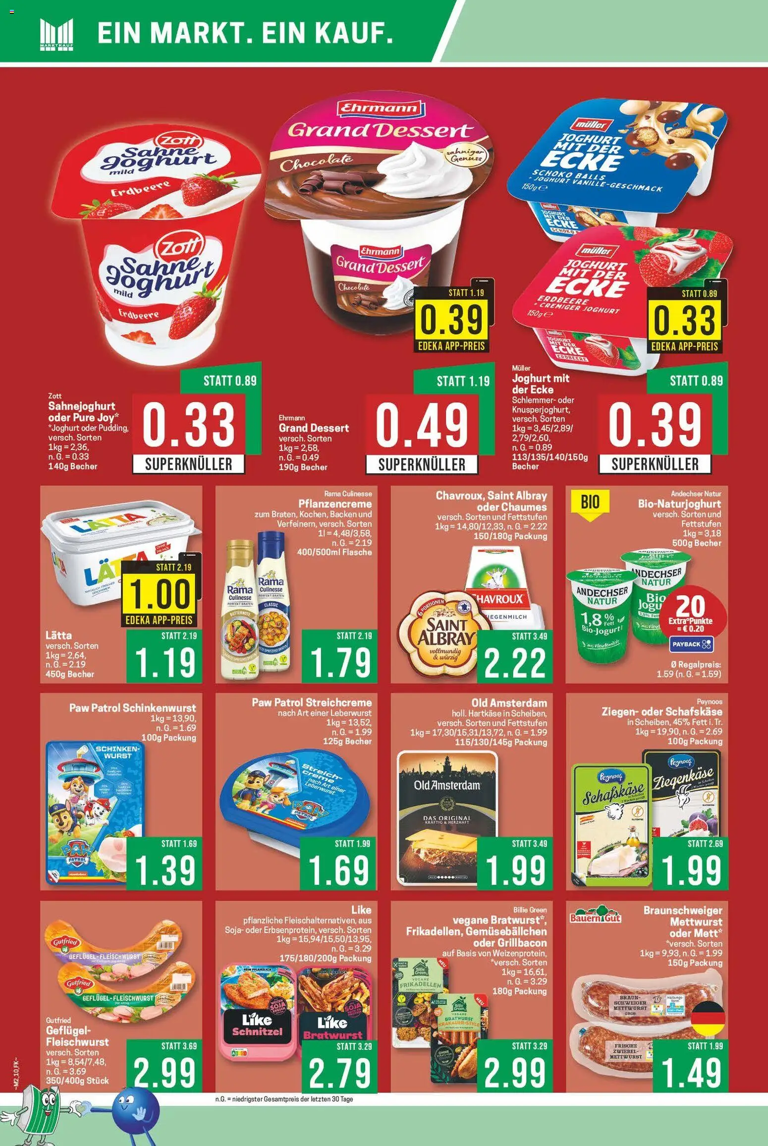 Marktkauf Prospekt 	 – gültig ab 05.01.2026 | Seite: 10 | Produkte: Rama, Joghurt, Bratwurst, Sahne
