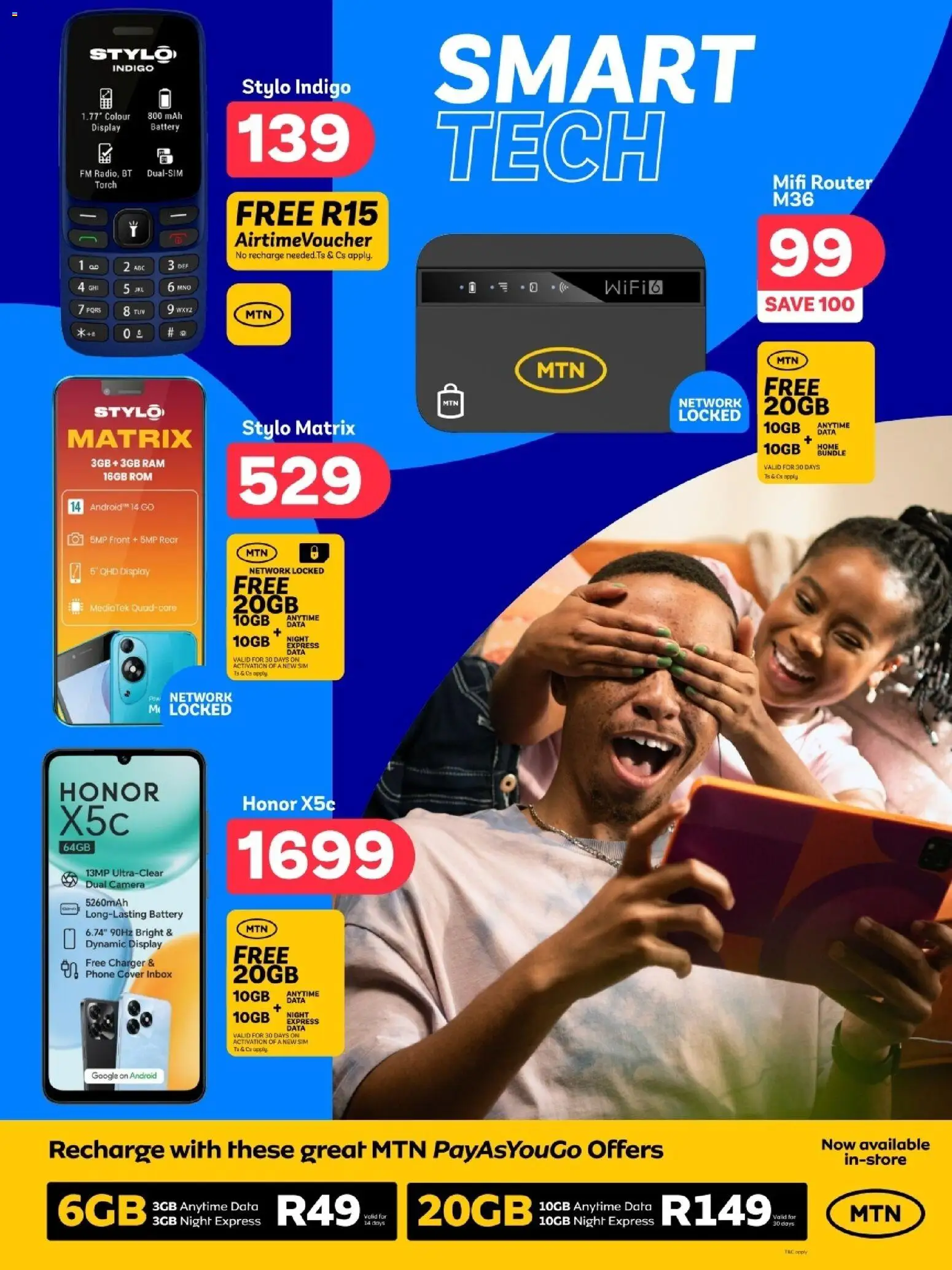 New PEP Stores catalogue – valid from 26.12.2025 | Page: 7 | Products: Router, Cover, Phone, Charger