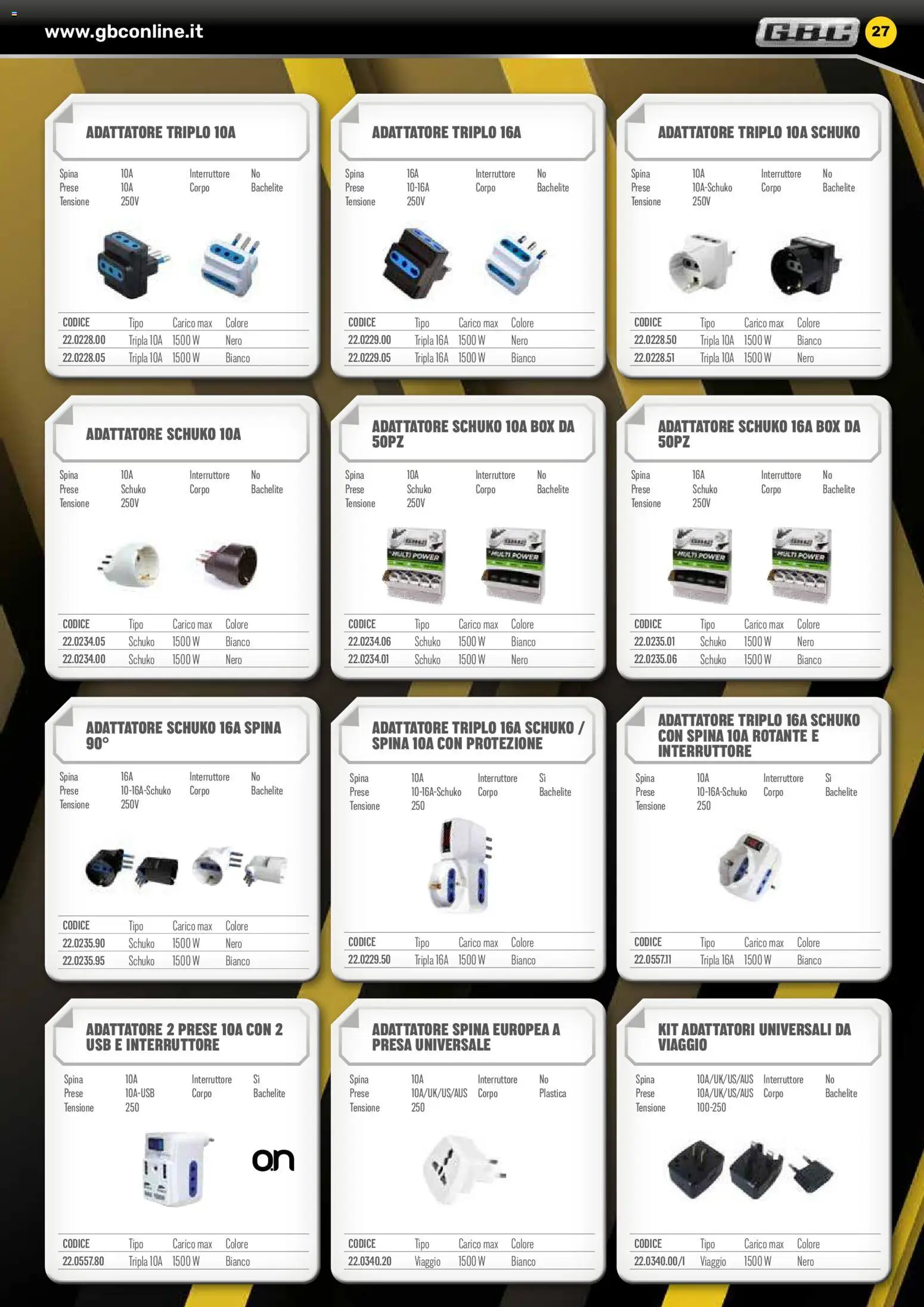 Volantino GBC del 06.02.2026 | Pagina: 27 | Prodotti: Adattatore, USB, Presa
