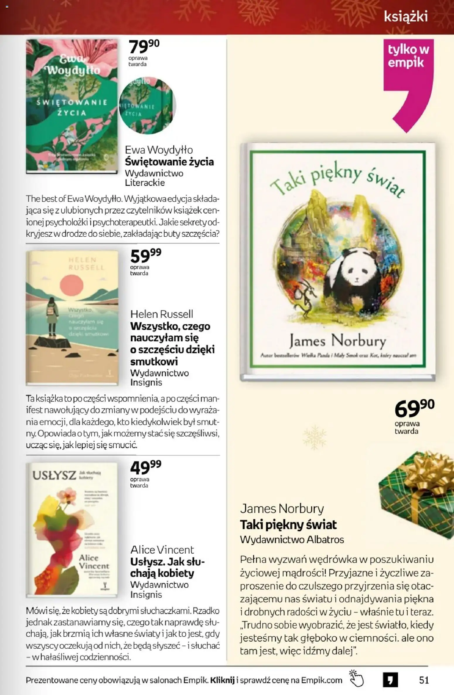 Empik promocje - Tom kultury Książki od 12.11.2025 | Strona: 51 | Produkty: Buty, Książki