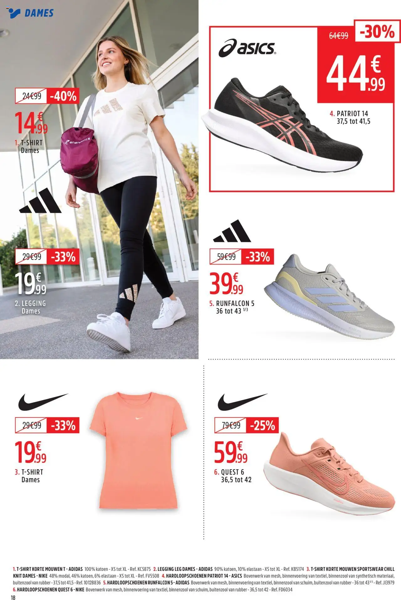  | Pagina: 18 | Producten: Quest, Legging