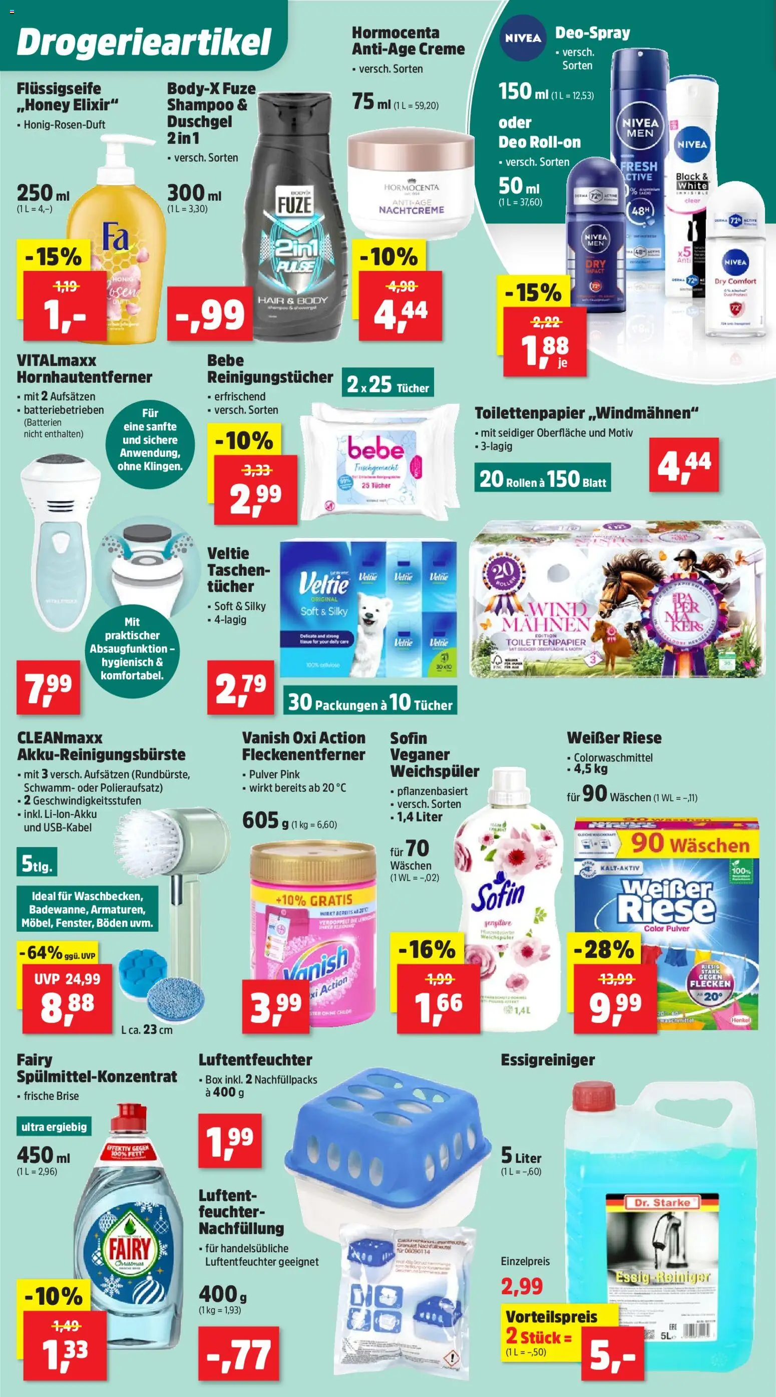 Thomas Philipps Prospekt – gültig ab 19.01.2026 | Seite: 8 | Produkte: Batterien, Essig, Box, Duschgel