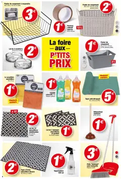 Bazarland - Prévisualisation de Bazarland catalogue valide à partir de 04.02.2026 | Page: 4 | Produits: Rouleau, Vaporisateur, Serpillère, Panier