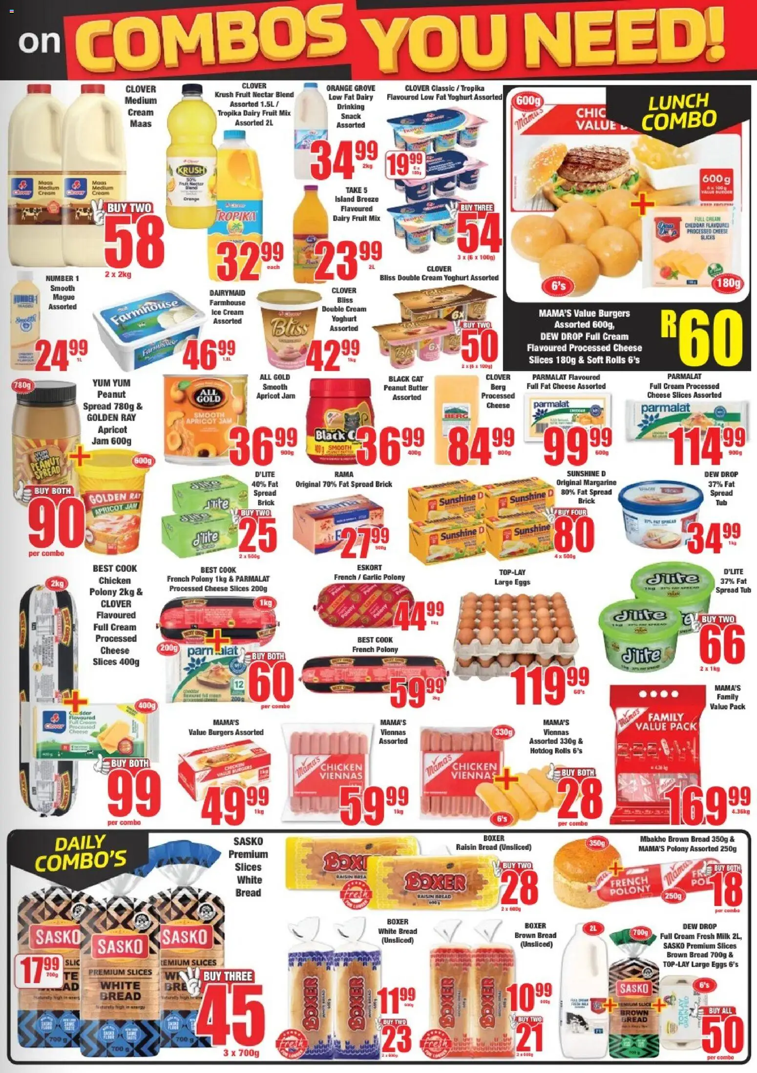 New Boxer catalogue – valid from 09.04.2026 | Page: 3 | Products: Milk, Cream, Fat spread, Garlic