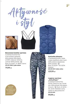 Pogląd oferty "Tchibo promocje" - ważna od 17.02.2026 | Strona: 3 | Produkty: Kamizelka, Braletka, Legginsy