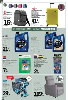 Vista previa E.Leclerc folleto válido desde el 11.03.2026 | Página: 34 | Productos: Noodles αυγού, Mochila, Batería