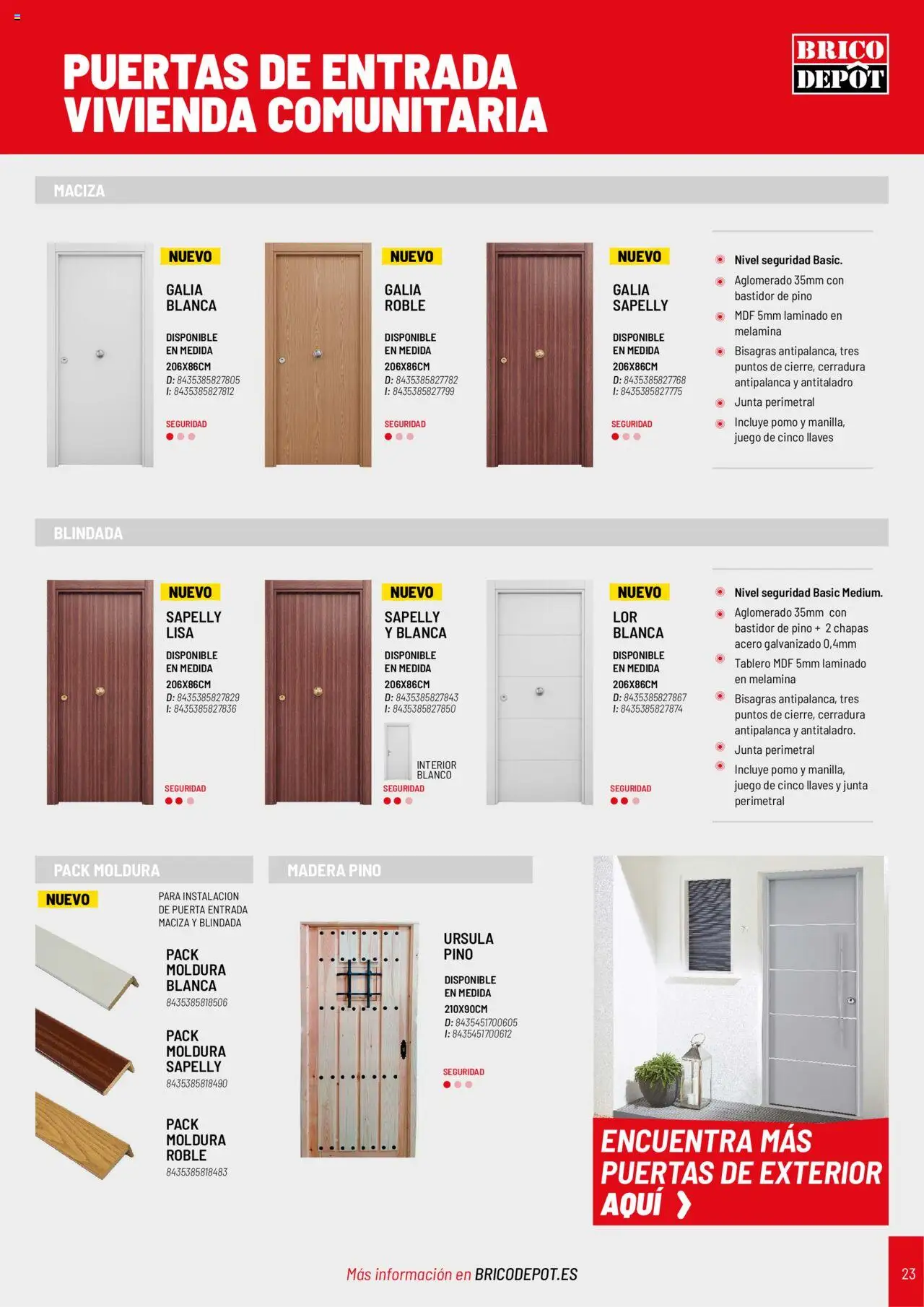 Brico Depôt Puertas y ventanas │ válido desde el 23.07.2025 | Página: 23