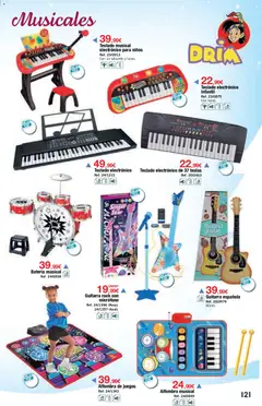 Vista previa Drim folleto válido desde el 03.11.2025 | Página: 121 | Productos: Taburete, Teclado, Micrófono, Alfombra