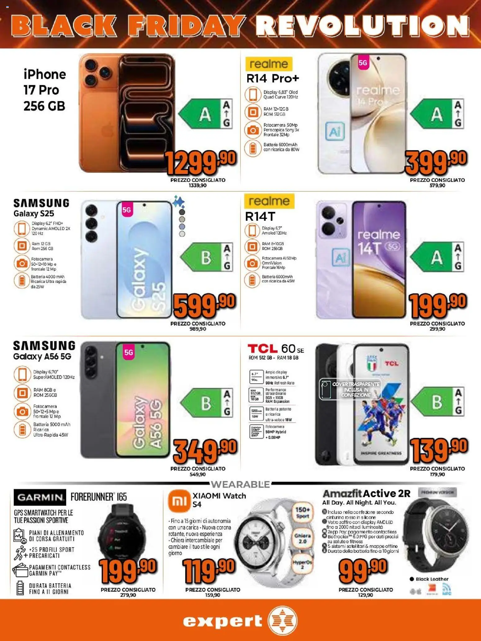Volantino Expert del 26.11.2025 | Pagina: 4 | Prodotti: Fotocamera, Silicone, Smartwatch, Batteria