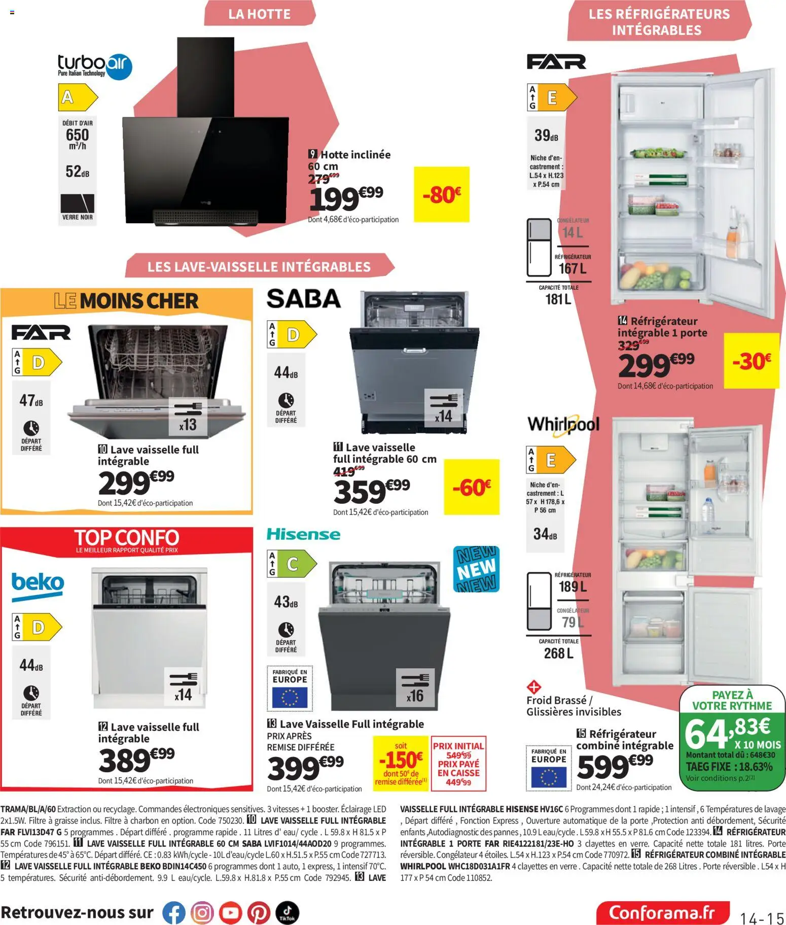 {H1} | Page: 15 | Produits: Filtre, Réfrigérateur, Congélateur, Porte