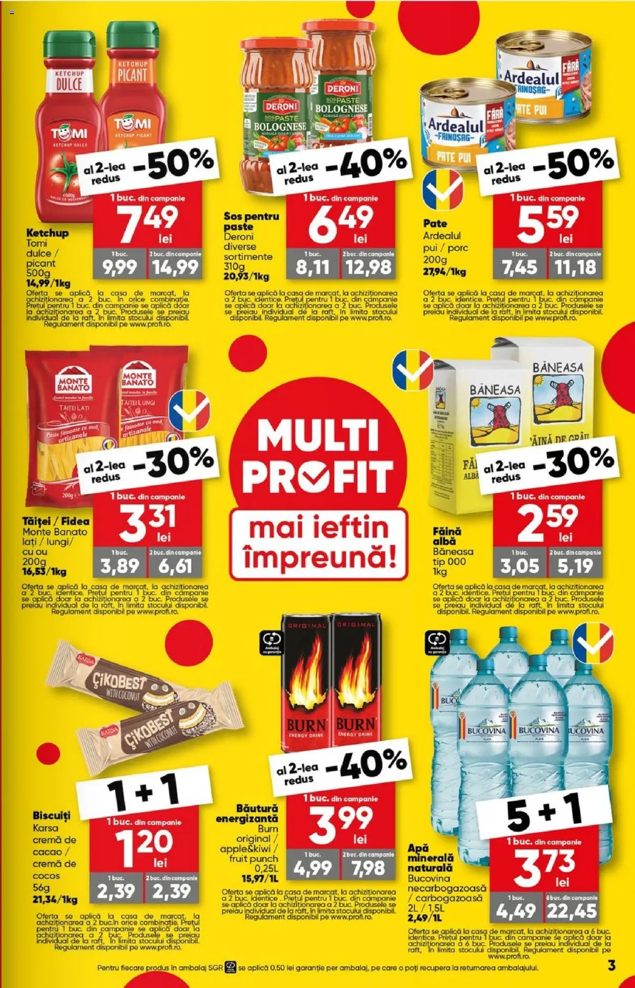 Noul catalog Profi – valabil de la 01.10.2025 | Pagină: 3 | Produse: Hacıyatmaz Kedi Oyuncağı, Pate, Cremă, Biscuiți