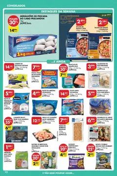 Pré-visualização SALADA DE MASSA C/FETA, Salada de Massa C/Feta, 350g válido de 26.02.2026 | Página: 12 | Produtos: Pescada, Polvo, Pescada do cabo, Peixe