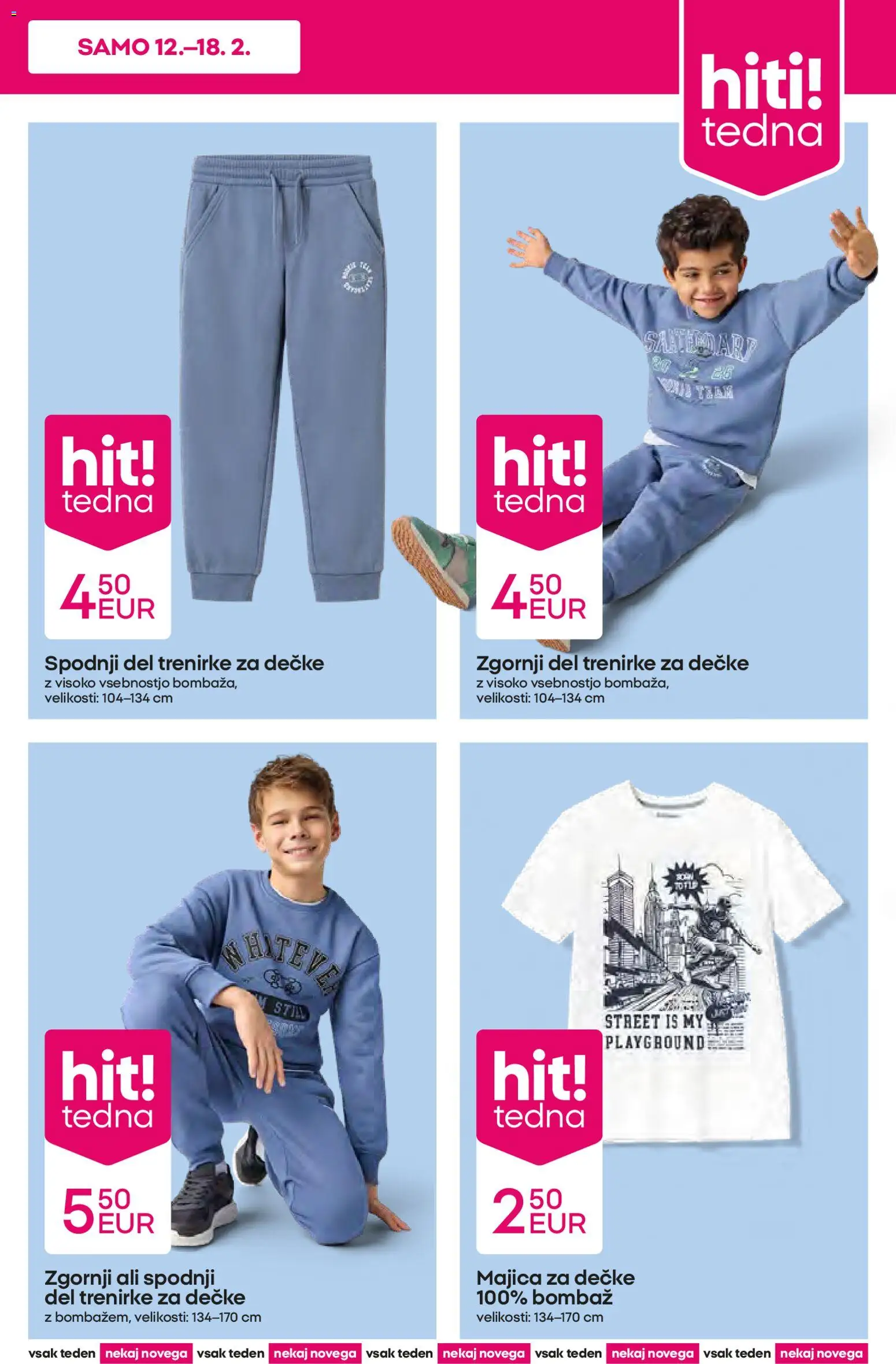 Novi Pepco katalog ponudbe – veljaven od 12.02.2026 | Stran: 3 | Izdelki: Majica